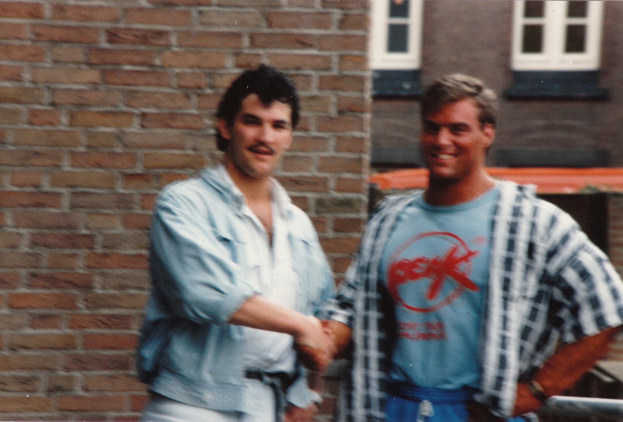 John samen met Berry de Mey in 1983